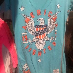 American fighter t shirt. Women’s medium